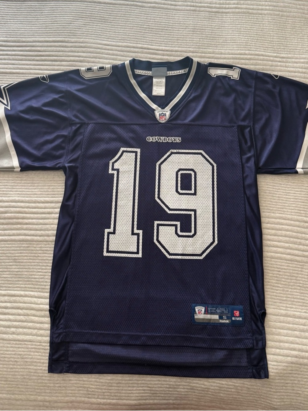Sz S - Vintage Dallas Cowboys NFL Miles Austin Jersey 19 Reebok